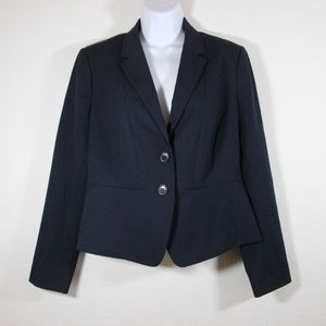 Ann Taylor - Blazer Suit Jacket - Petite Blue